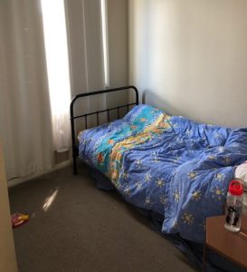 Airbnb before and after bedroom