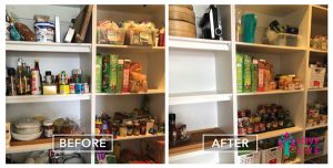 declutter and organise pantry