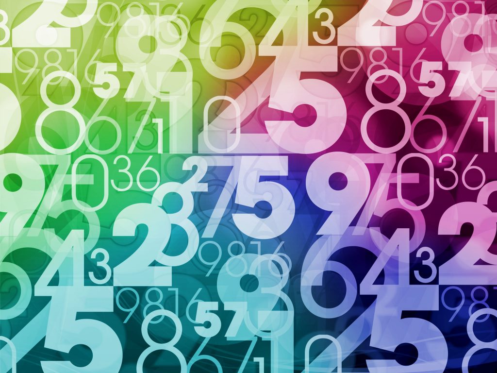 numerology colourful numbers energy