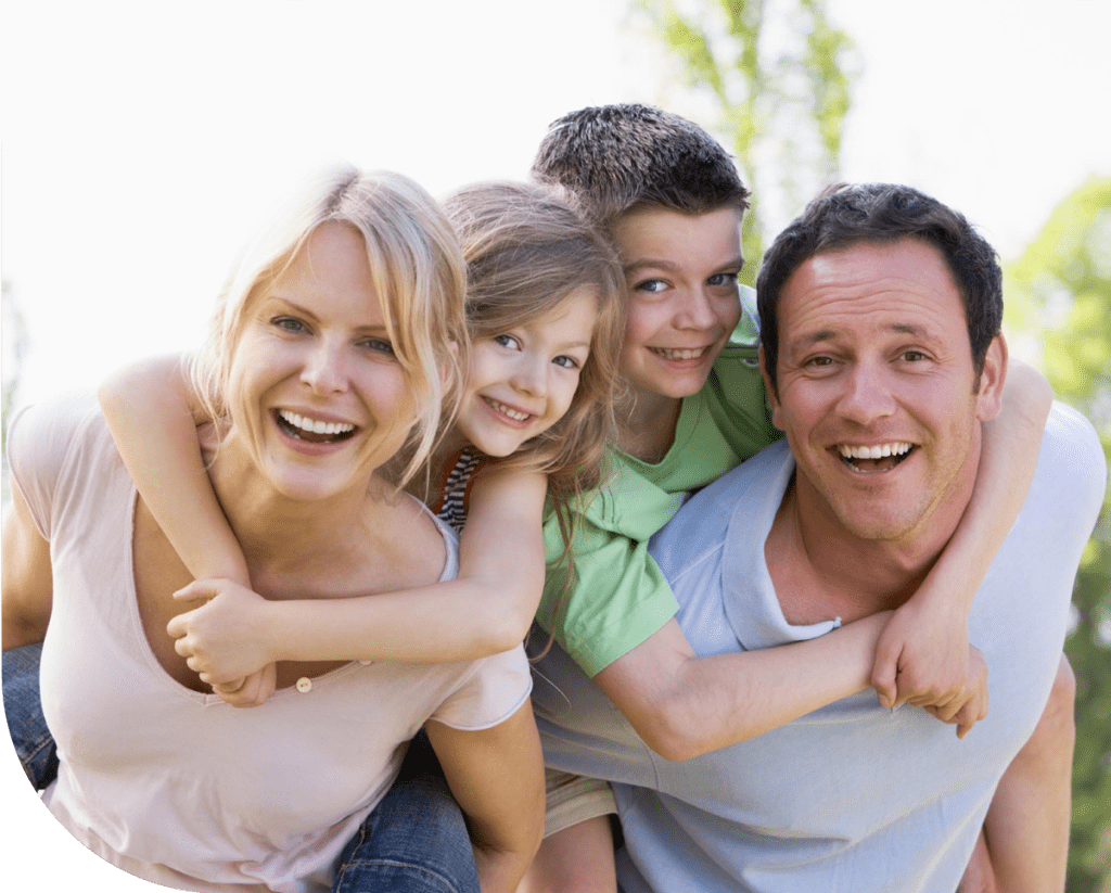 smiling family